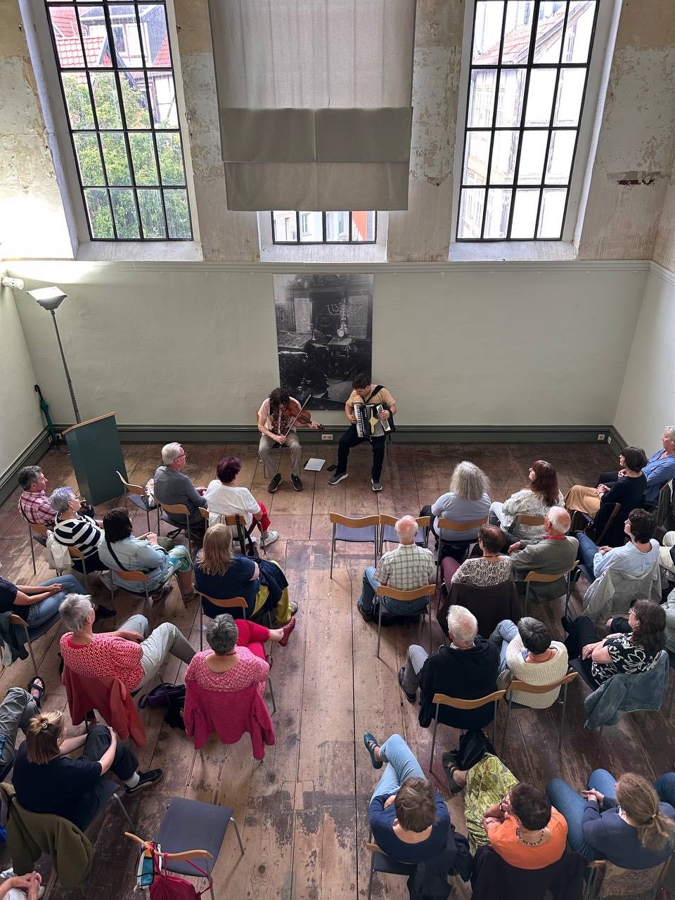 Halberstadt. Die alte Synagoge mit ihrer beeindruckenden Akustik.